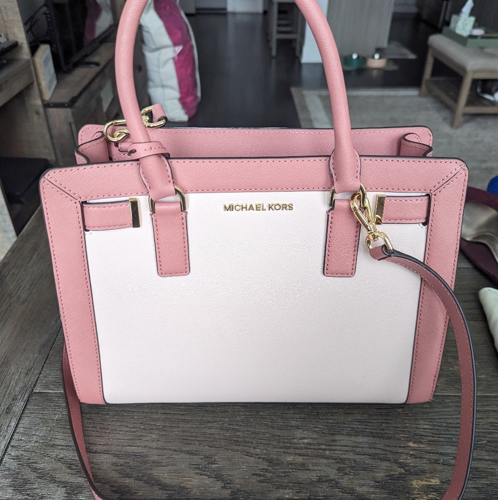 Michael Kors Pink Satchel Bag